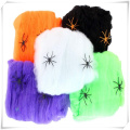 Halloween Stretchable Polyester Multicolor Spider Web Party Decoration